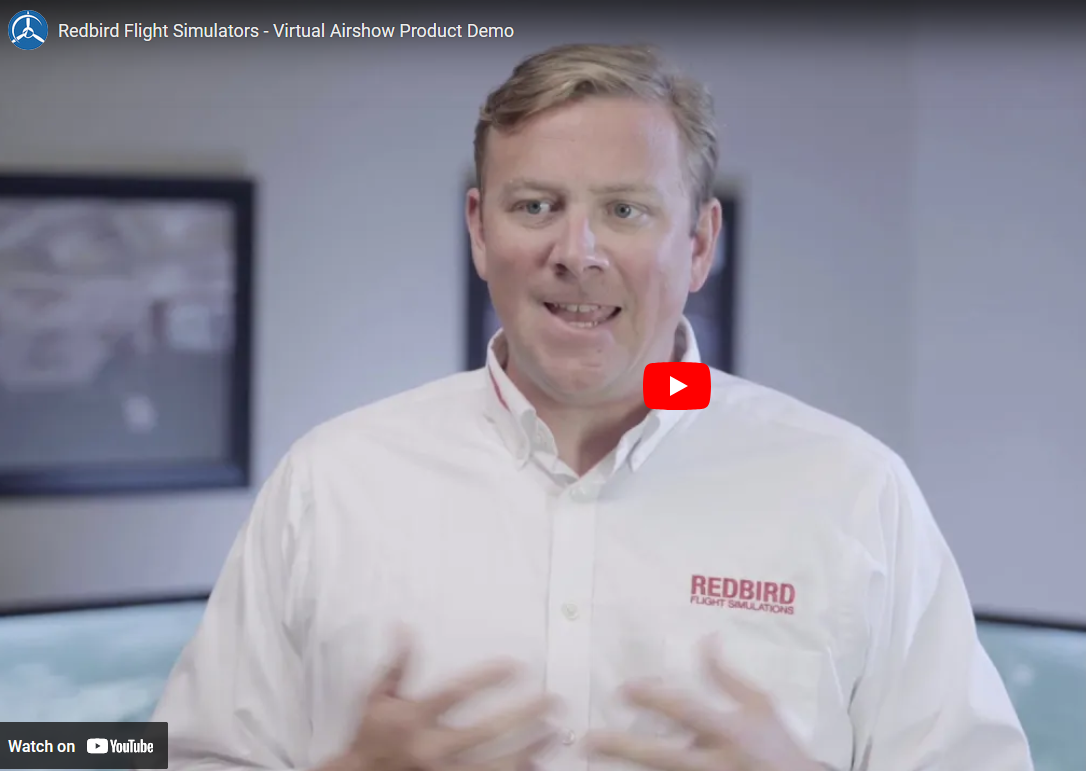 Redbird Flight Simulators Virtual Airshow Product Dem Flight Sim Update