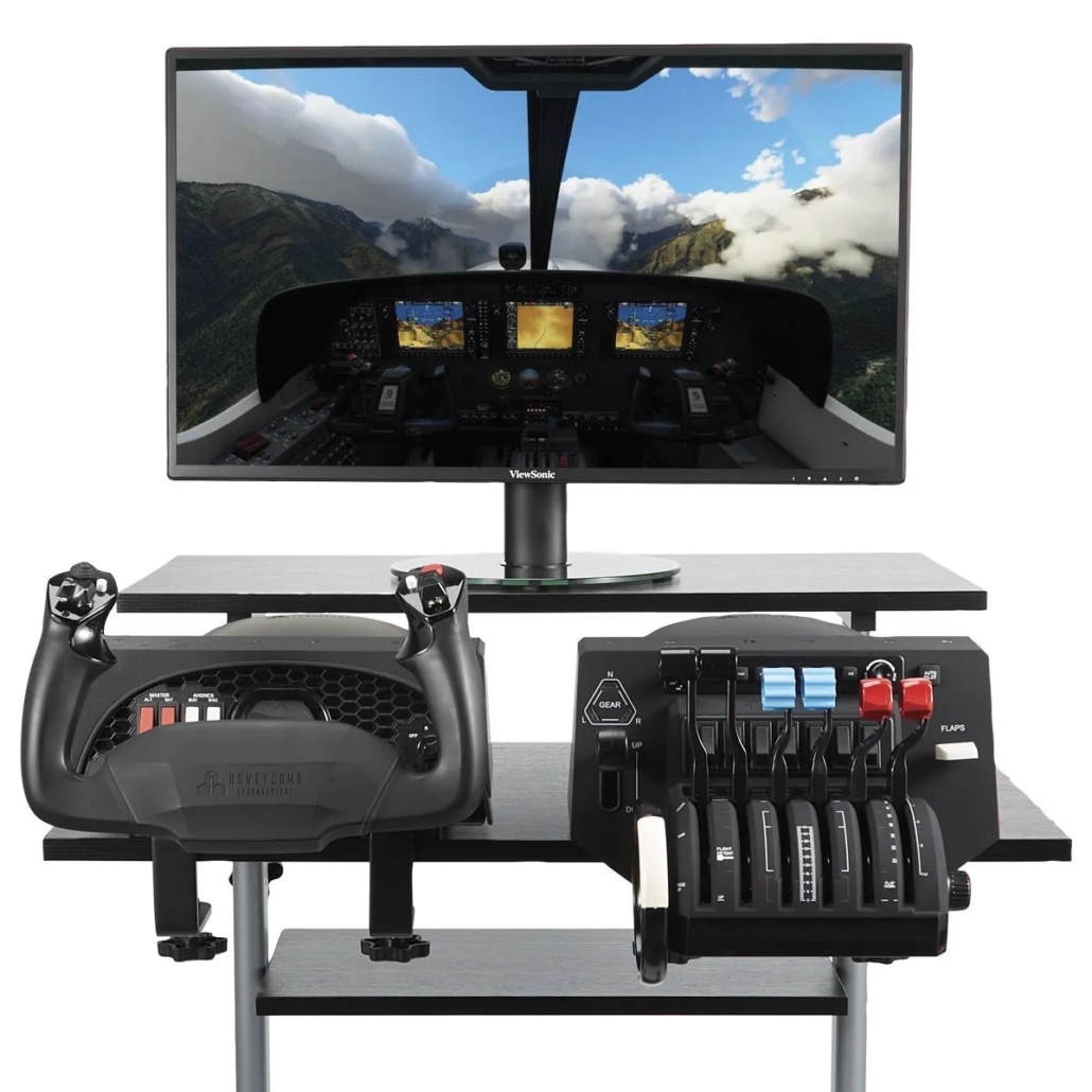 Alpha Flight Simulator Yoke and Bravo Throttle Flight Sim